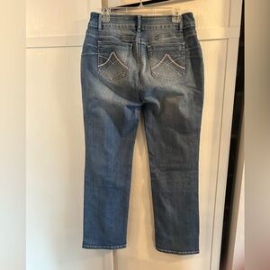 Flamingals Women’s Straight Leg Mid-Rise Stretch Jeans Size XL